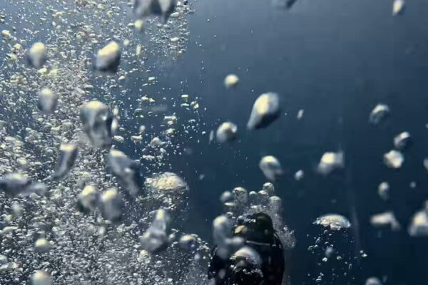 ダウンカレントと闘う