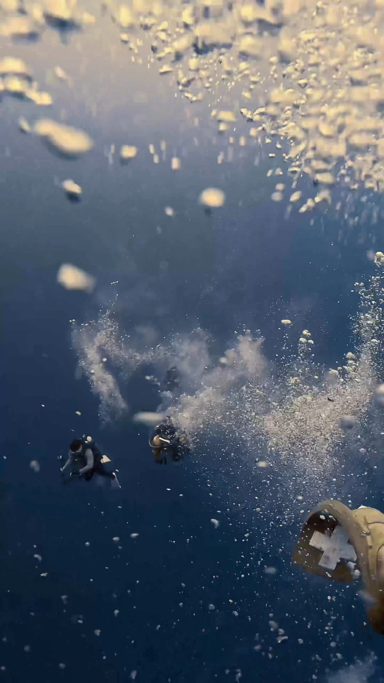 Extremely strong downcurrent 超激流ダウンカレント ペリリューコーナー ペリリューカット ペリリューエキスプレス パラオ ペリリュー島のダイビングショップ｜OMZオムズ